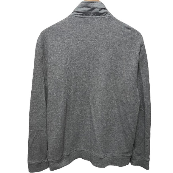 Calvin Klein dressy track zip up Sweatshirt jacket with collar and pockets - Picture 4 of 4